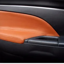 Protection pad Holsters cover case for MITSUBISHI ASX interior door armrest handle decoration, auto Accessories car styling