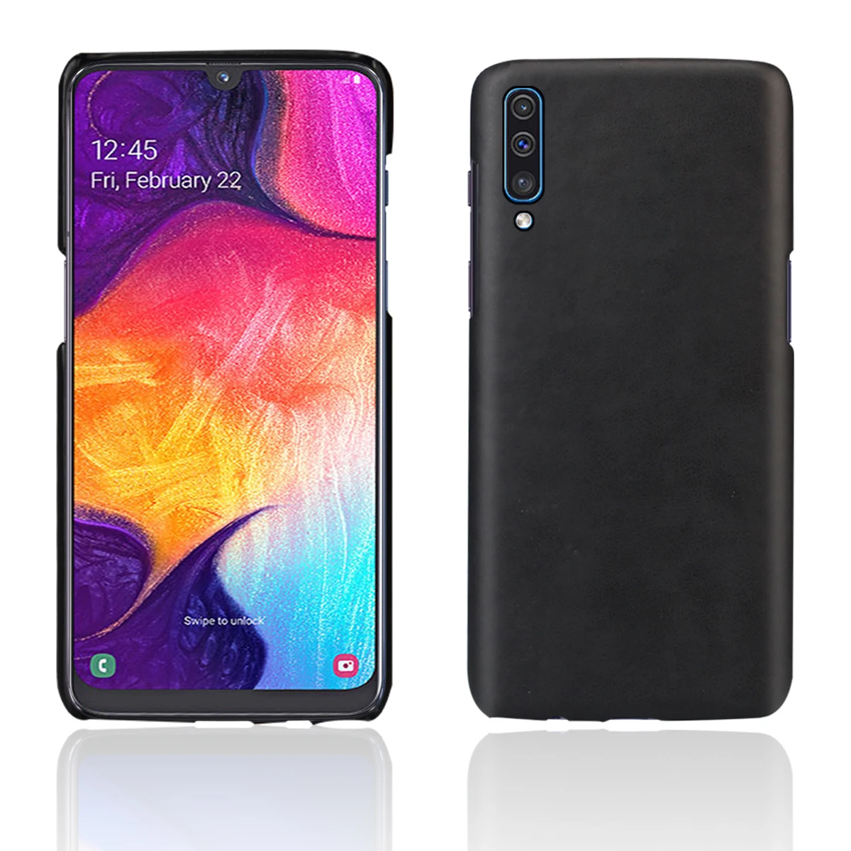Чехол для Samsung Galaxy A50 A40 A30 A20 A10 M10 M20 M30 ультратонкий жесткий чехол с узором Crazy Horse