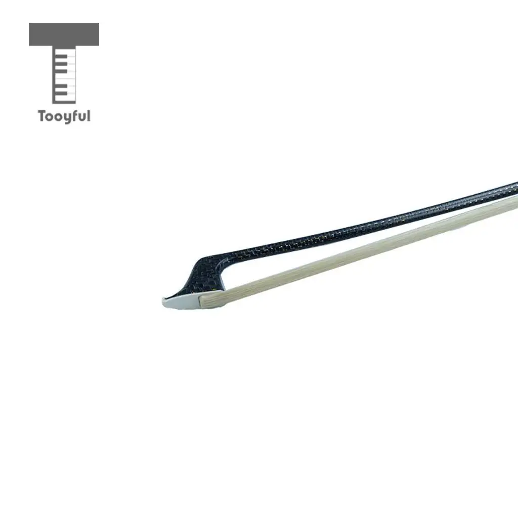 

Full 4/4 Size Carbon Fiber Cello Bow Ebony Frog Natural Mongolian Horsehair for Stringed Instrument Parts