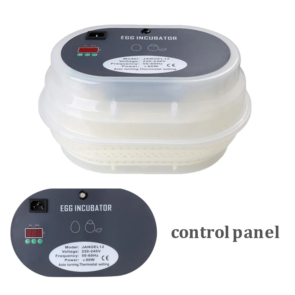 

Led Display Bird 12 Egg Incubator High Hatching Rate Egg Poultry Hatching Machine For Chicken Duck Quail Parrot