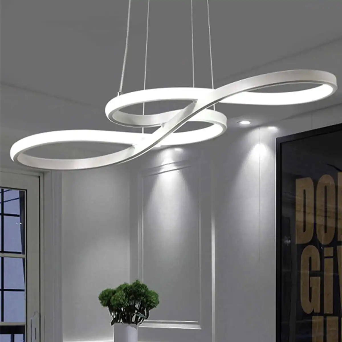 

Modern LED Pendant Lights For Home Living Room Bedroom Dining Room Hanging Pendant Lamps Indoor Lightings Luminares 75x32X30cm