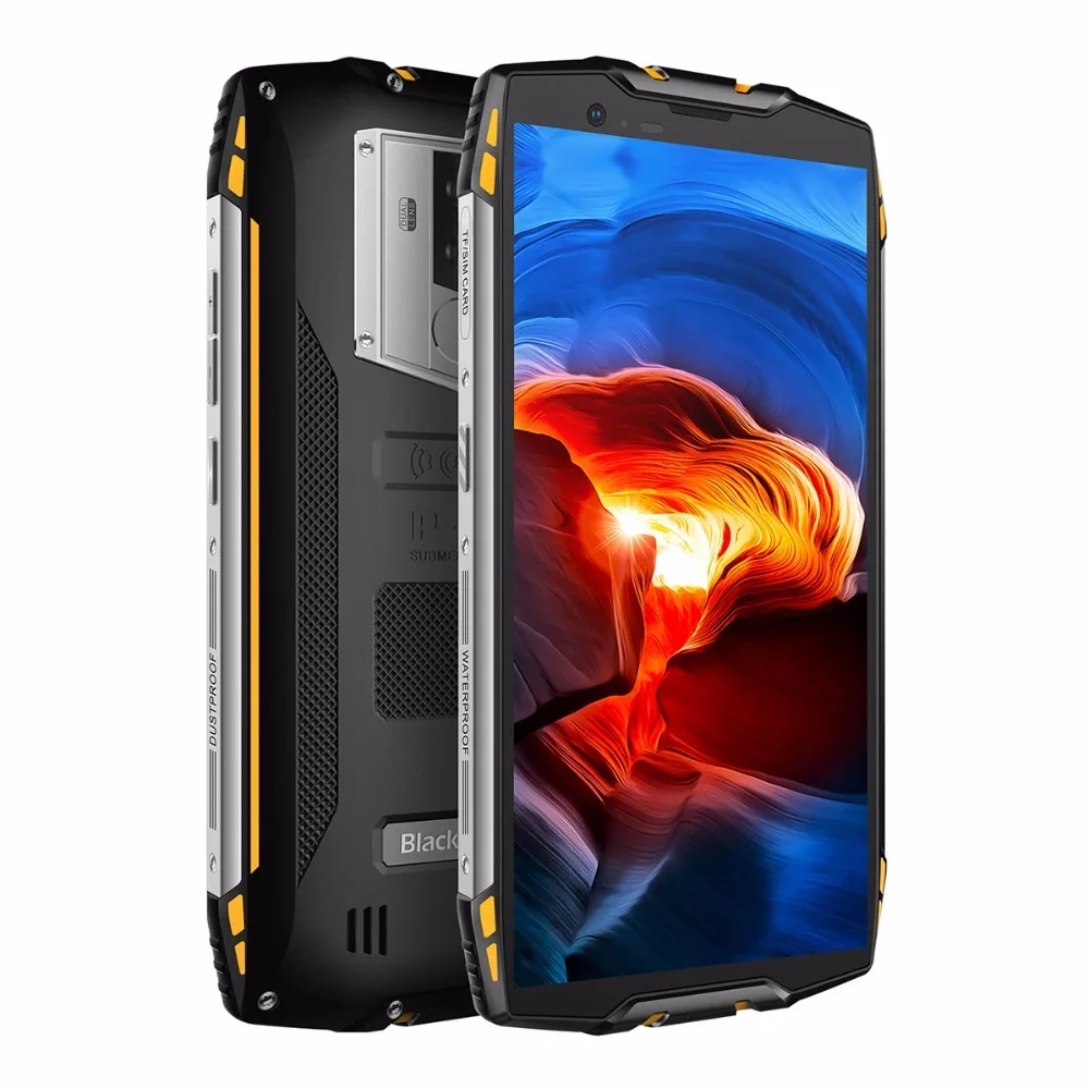 Blackview BV6800 Pro Android 8.0 6580mAh Wireless charging 4GB+64GB Octa Core 16.0MP IP68 shockproof Waterproof 4G mobile phone