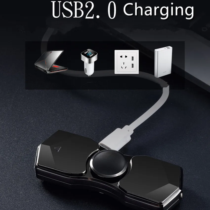 Хит продаж зажигалки с USB зарядкой без газа Зажигалка для сигар игрушка пальцев