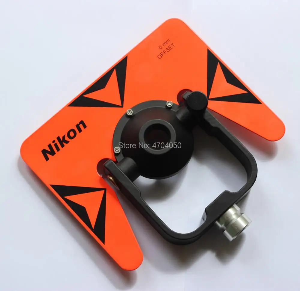 

New Red color Nikon type Prism holder and target For Nikon Topcon Total Stations, 5/8"11 female thread