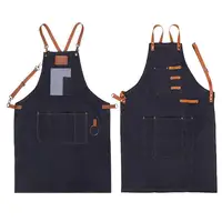 Salon Hair Cutting Apron Professional Barber Denim Apron Hairdresser Hair Cutting Protection Tool Hairdresser Styling Cloth Tool 2