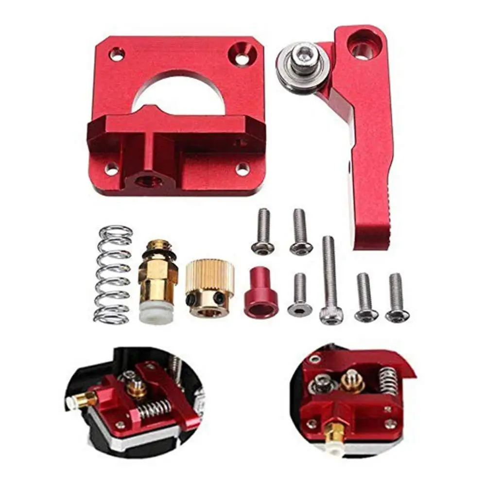 cheap Adeeing CR 10 CR10 Remote Full Metal MK8 Extruder for 3D Printer Accessories Red 1.75mm