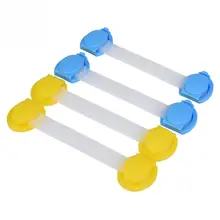 4 шт./партия, Детские замки безопасности, замок холодильника для детского шкафчика, ящик для детской безопасности, Детские Безопасные шкафы с длинным замком