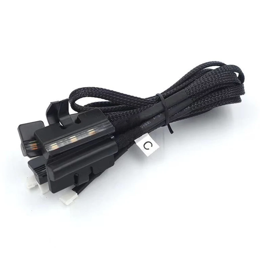  3 Colors Car Door Light Stripes Atmosphere Lamp Interior Decorative Led Ambient For Toyota overbear - 32977646321