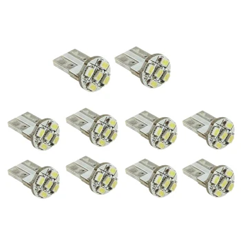 

10x T10 501 W5W 5 SMD LED Xenon White Canbus Car Wedge Side Interior Light Bulbs