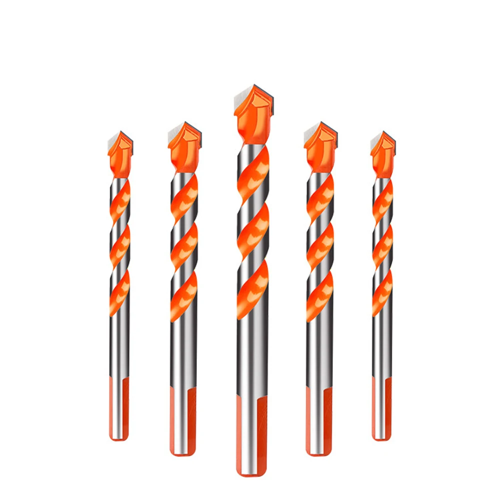5pcs 6 12mm Multifunctional Ceramic Wall Drill Bit Set Tile Glass Hole