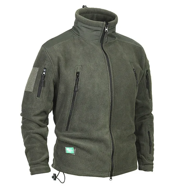 US $25.96 Mens Winter Thicken Warm Fleece Coat Outdoor Riding Climbing Hiking Hunting Camping Thermal Militar