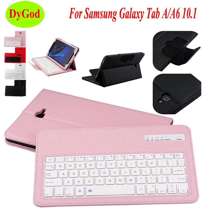 

Wireless Bluetooth Keyboard Case For Samsung Galaxy Tab A A6 2016 T580 T585 T580N T585N 10.1'' Tablet Protective PU Case