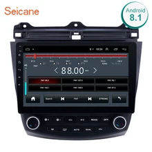 Seicane 10.1 Android 8.1 2Din Quad Core Autoradio GPS Lettore Multimediale Unità di Testa Per Honda Accord 7 2003 2004 2005 2006 2007