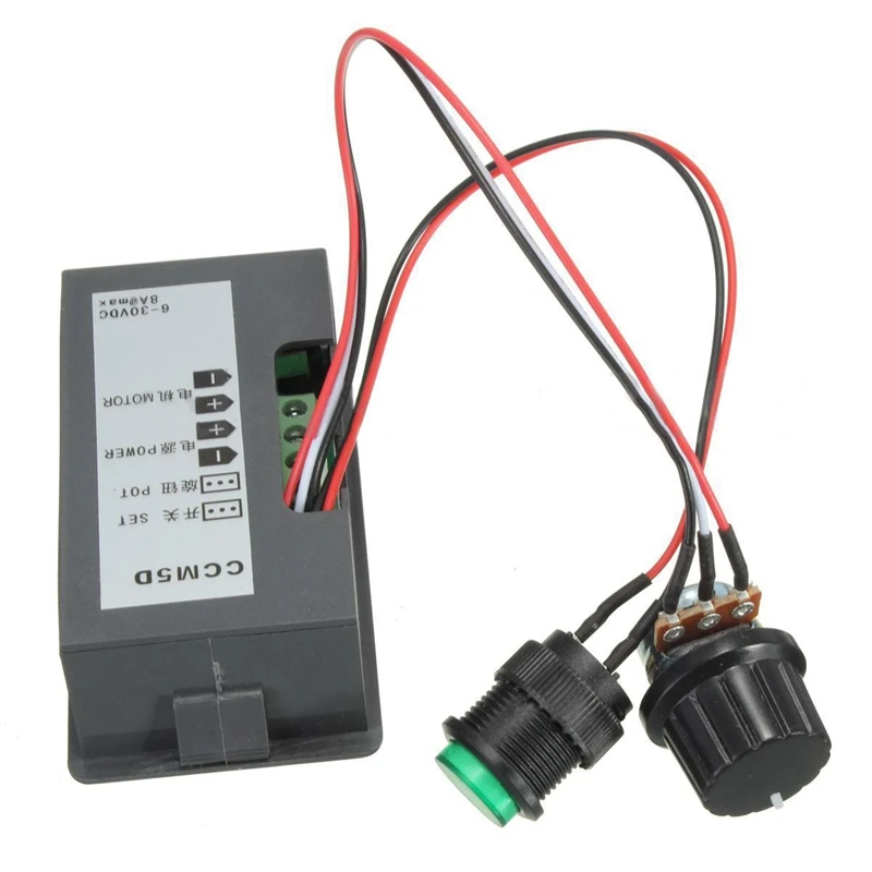 DC 6 30V 12V 24V Max 8A ШИМ 16kHz контроллер скорости двигателя цифровой дисплей