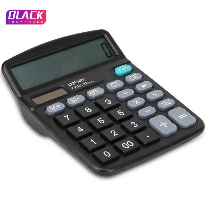 837ES المزدوج الطاقة سطح المكتب العالمي مكتب حاسبة 12 بت كبيرة شاشة كمبيوتر مكتبي