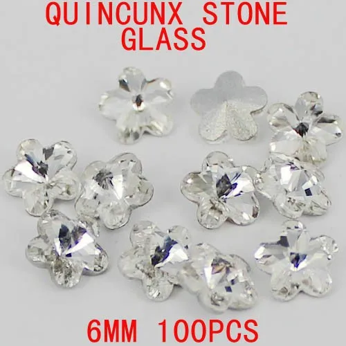 Quincunx форма 6 8 10 12 мм кристаллы камней прозрачный цвет роскошные стеклянные бусины отлично подходят для украшения дома Diy