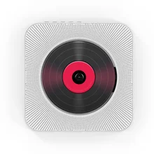 KC-808 настенный CD-плеер домашний аудио магнитофон Bluetooth колонки w/FM радио пульт дистанционного управления AUX Наушники U диск музыкальный плеер