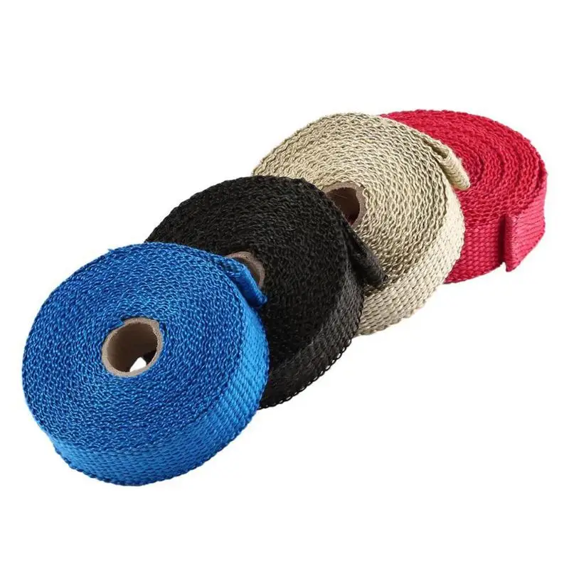 5m Thermal Exhaust Tape Pipe Wrap Header Heat Resistant Cloth for Car Motorcycle