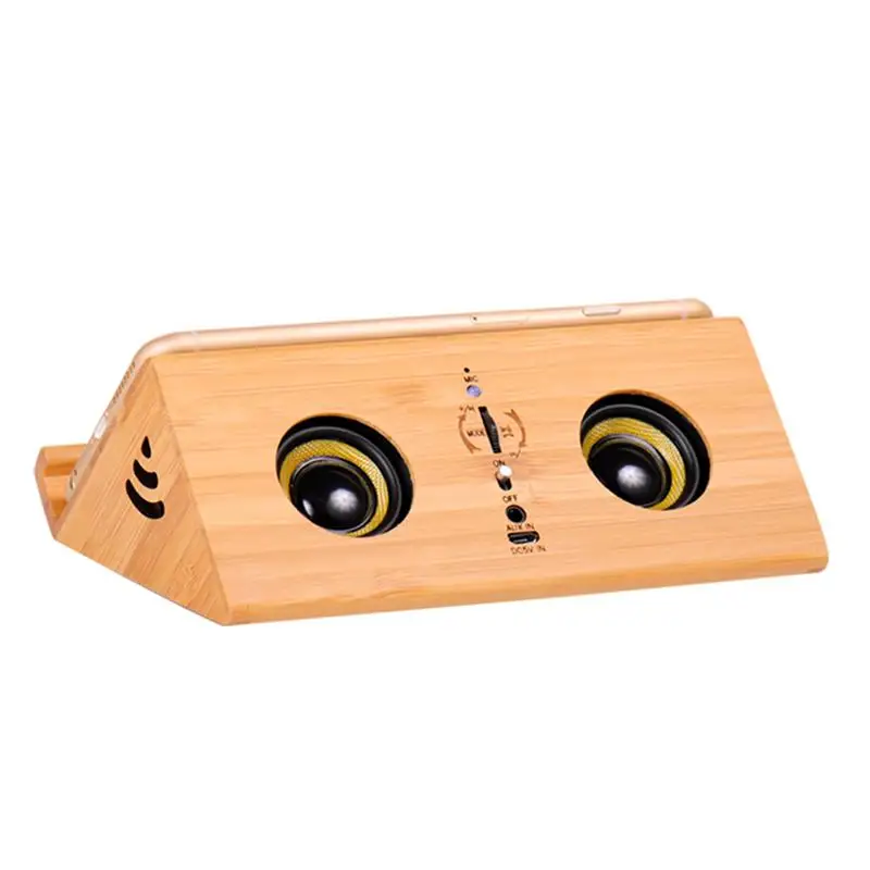 

Wireless Smart Bluetooth Speaker Stereo Subwoofer Loudspeaker 2-channel Innovative Mini Charging Portable Retro Music Speaker