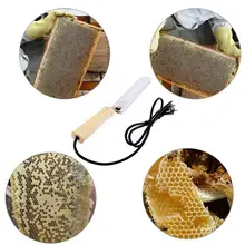 Электрический Нож пасечный пчелы пчеловодство оборудование нож для резки нагревательная ручка деревянные инструменты скребок из нержавеющей стали