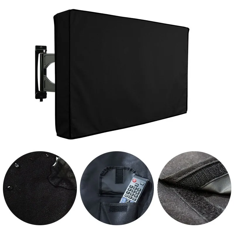 

Waterproof Outdoor TV Cover 600D Oxford Fabric LED LCD Television Protective Case Fit for 22"-65" TV