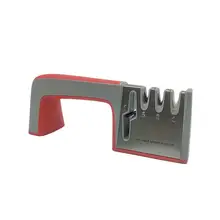 4 этапа Многофункциональные кухонные ножи Ножницы точилка для ножей 330 г ножи, ножницы серый