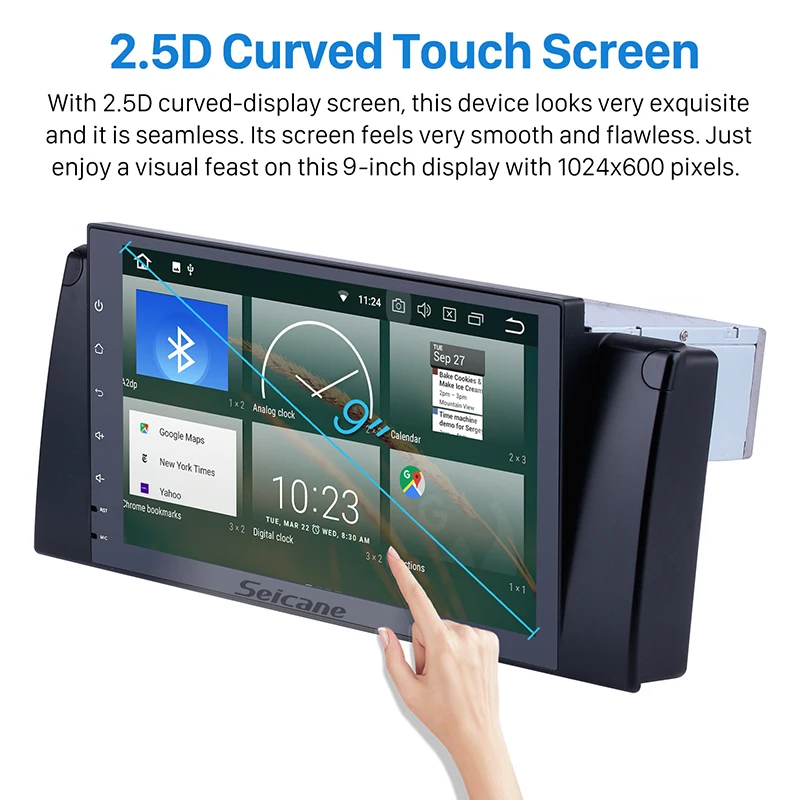Excellent Seicane 1Din 9" Android 8.0/8.1 Head Unit Car Radio For 1996-2003 BMW 5 Series E39 520i 523i 525i M5 WiFi Multimedia Player 2 Excellent Seicane 1Din 9" Android 8.0/8.1 Head Unit Car Radio For 1996-2003 BMW 5 Series E39 520i 523i 525i M5 WiFi Multimedia Player 2