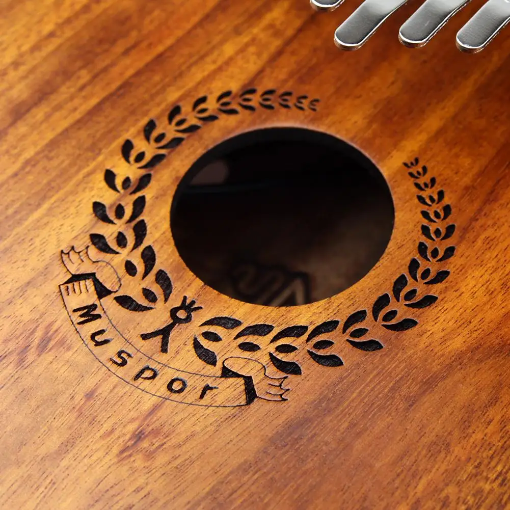 Muspor Keys Thumb Piano EQ kalimba Mbria Acacia деревянная Связь Динамик электрический датчик с