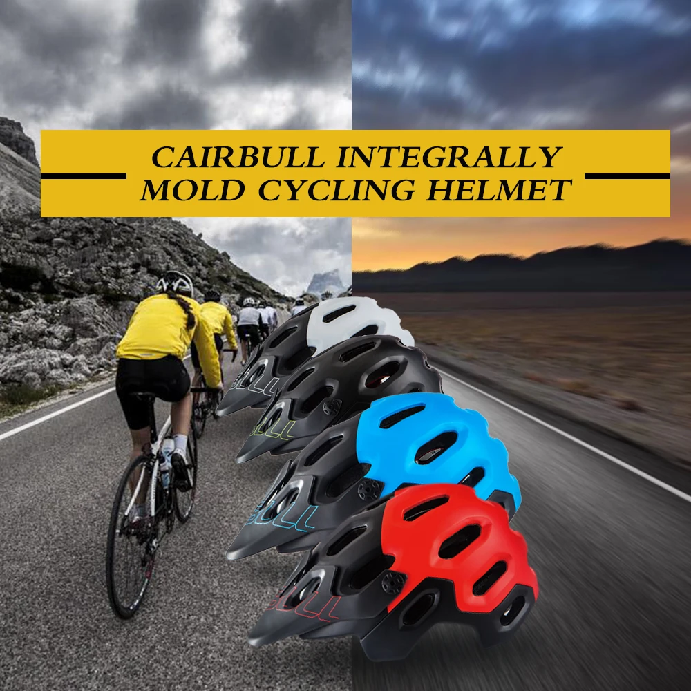 

Bicycle Helmet Ultralight EPS+PC Cover MTB Road Bike Helmet Integrally Mold Cycling Helmet Cycling Safety Helmet