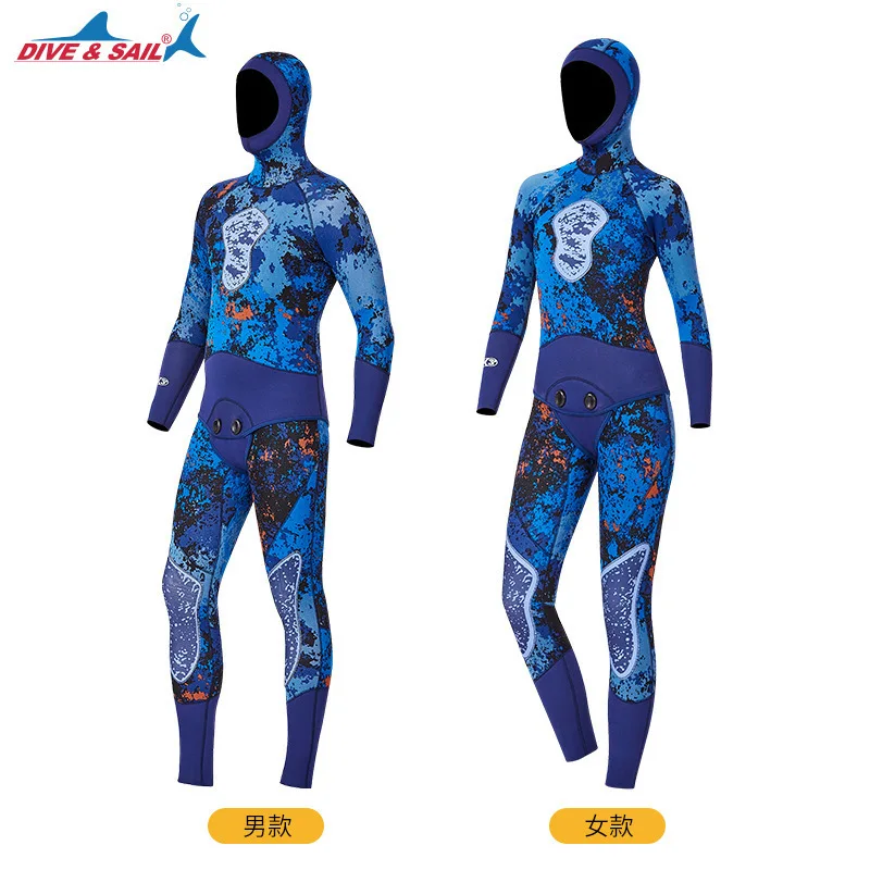 Цельный неопреновый 3 мм водолазный костюм с капюшоном для мужчин, для подводного плавания, сёрфинга, подводной охоты, предотвращения медузы, костюм для подводного плавания