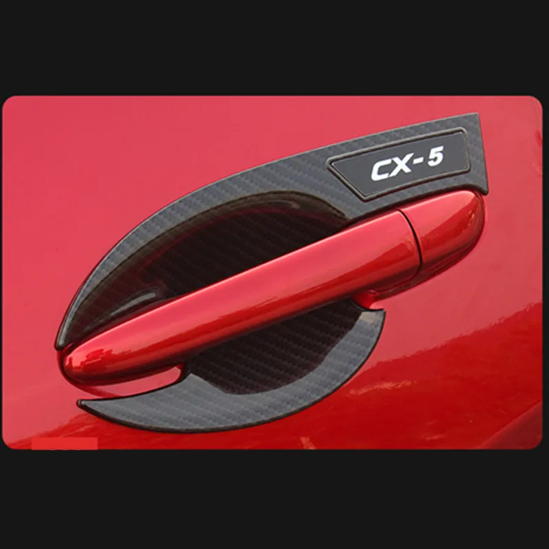 

FIR FOR Mazda CX5 CX-5 2013 2017 2018 Accessories ABS carbon fibre Door Handle Covers Trim For CX5 CX-5 2013-2018 Car Styling