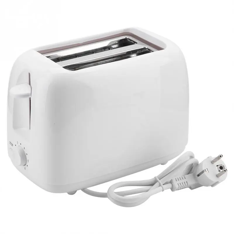 220v 2 Slice Electronic Toaster Bread Maker Machine with 6 Knobs Levels