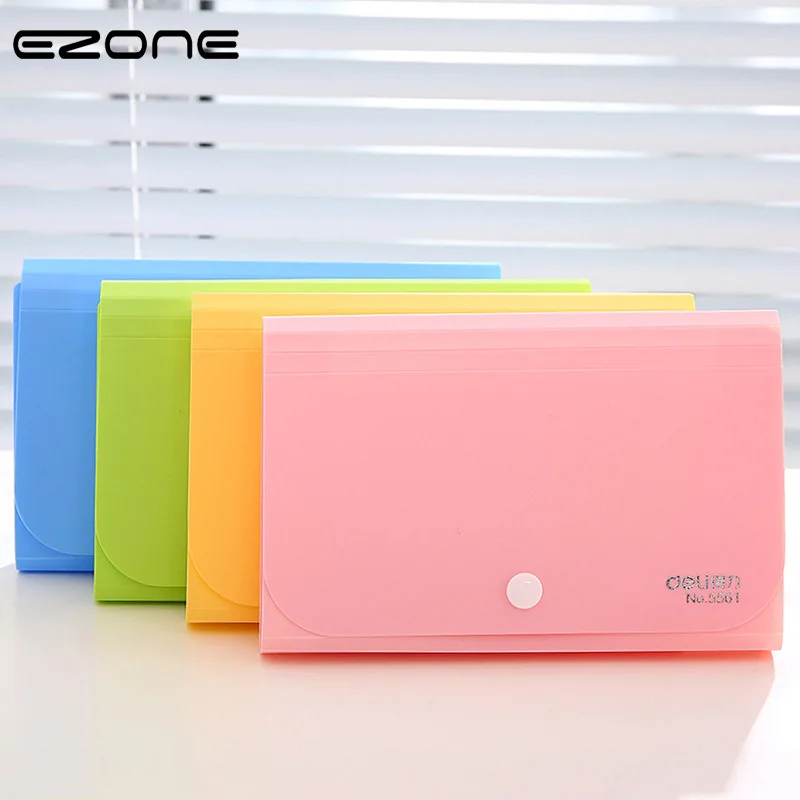 

EZONE 13 Grids A6 Document Bag Accordion Style Mini Bills Receipt File Bag Pouch Folder Card Organizer File Holder Office Supply