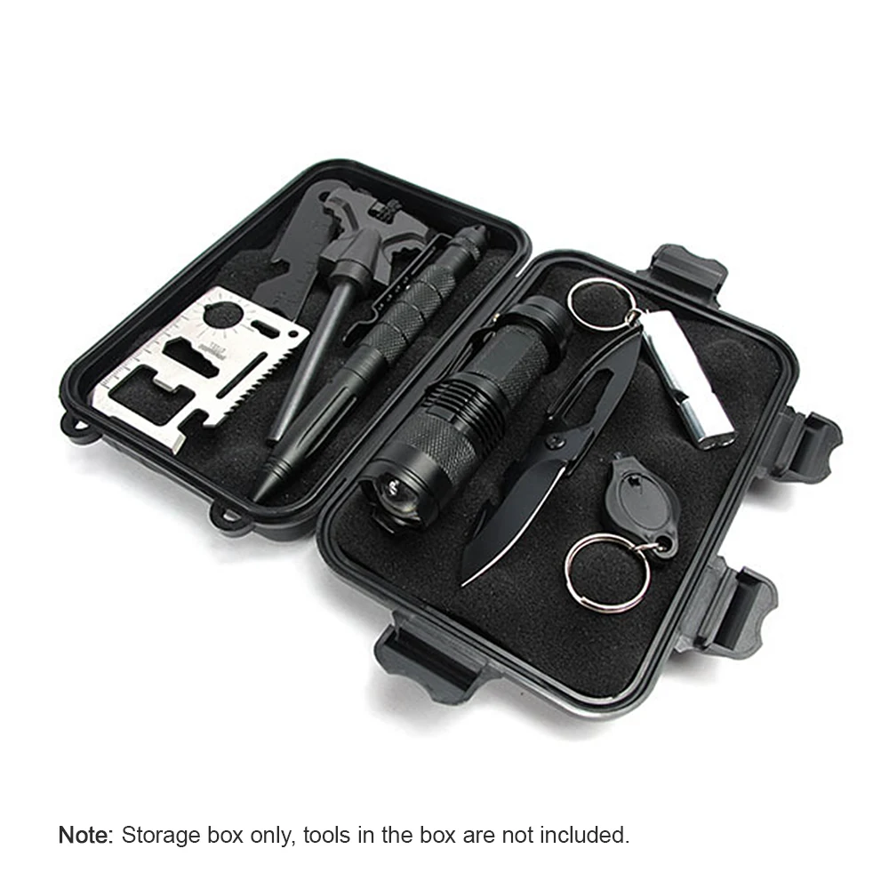 

Outdoor Airtight Survival Case for Multi Tool Storage Case Camping Travel Survival Kit Container Carry Box Waterproof Shockproof
