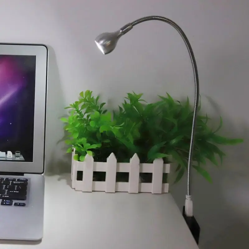 

1W Long Flexible Neck Table Lamp Portable USB LED Desk Lamp Light Desk USB Laptop Lamp For Office Home Reading lampara de mesa