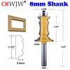 CHWJW 1pc 8mm Shank 1-1/2