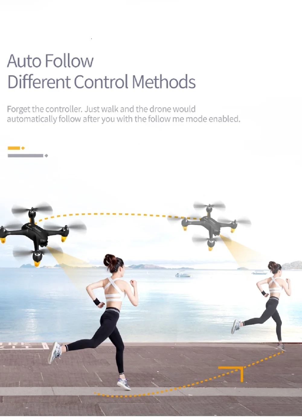 JJRC X3P Upgraded Photography Drone With 1080p HD Camera Brushless Motor Universal Usb Charging Anytime Tracking Quadcopter