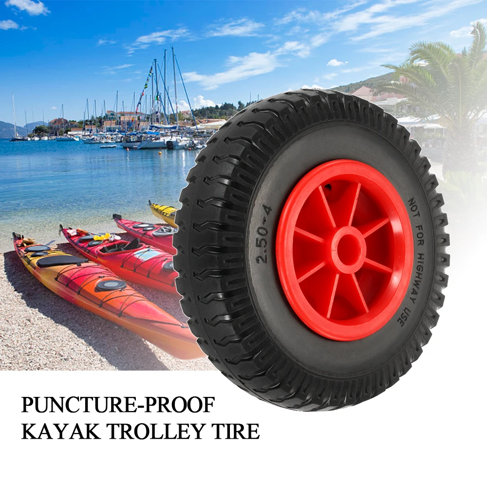 

1pc 8" Puncture-proof Tire Wheel for Boat Kayak Canoe Trolley Cart Replacement Tire Outdoor Water Sports Wheel 2019