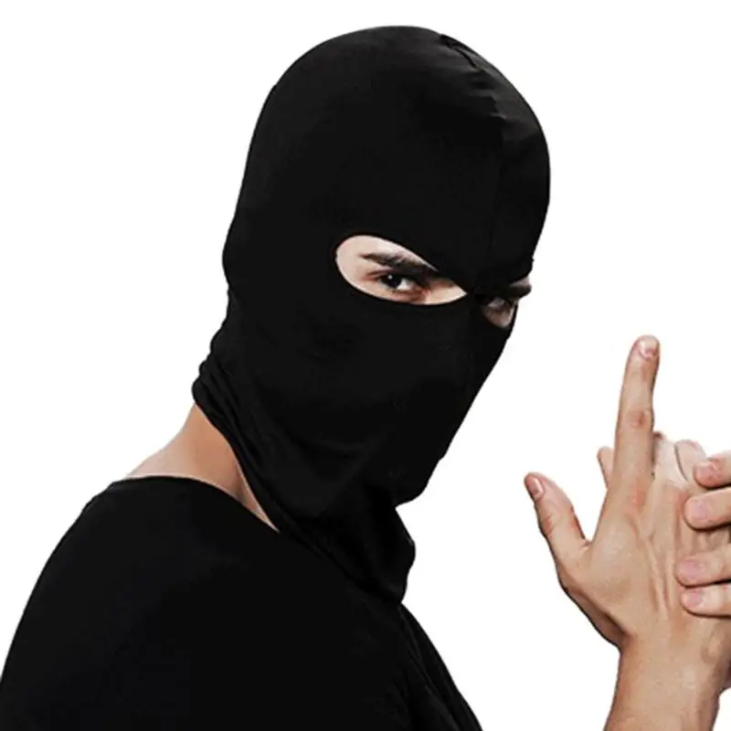 

Dustproof Lycra double hole mask CS Hat Headgear Windbreak Headgear Outdoors Tactic Ride Cycling Cap Balaclava Ski Mask Hats