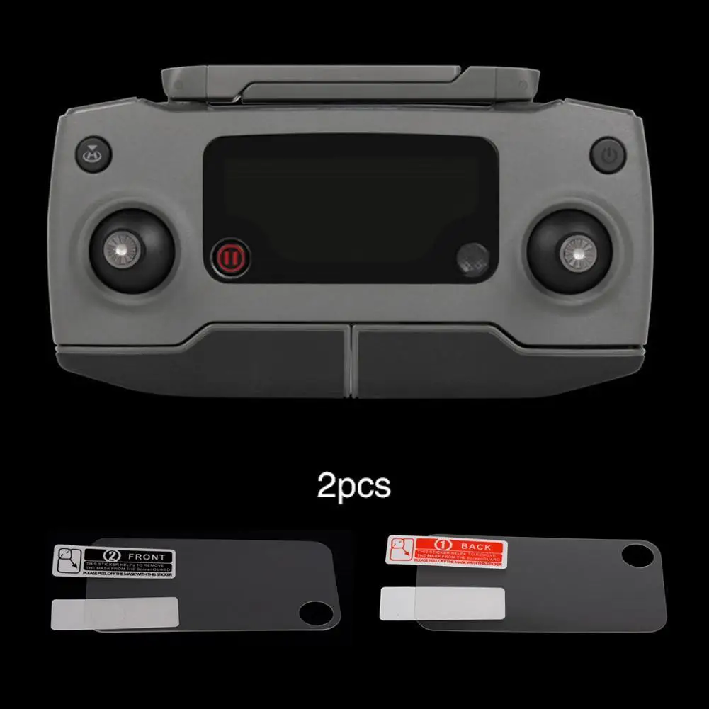 2pcs Remote Controller Skin Screen Protector Protective Film for DJI MAVIC 2 PRO /ZOOM Drone Dustproof | Электроника