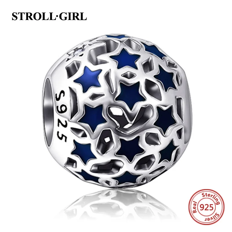 Крой браслет Pandora серебро 925 цвет эмали Талисманы Бусины с Буле CZ DIY ювелирных изделий для женщин подарки