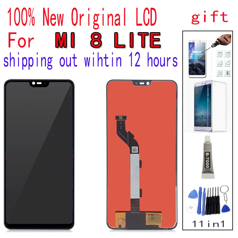 

New LCD For Xiaomi 8 Lite 8X 8 youth Display Screen Touch Screen Digitizer With frame