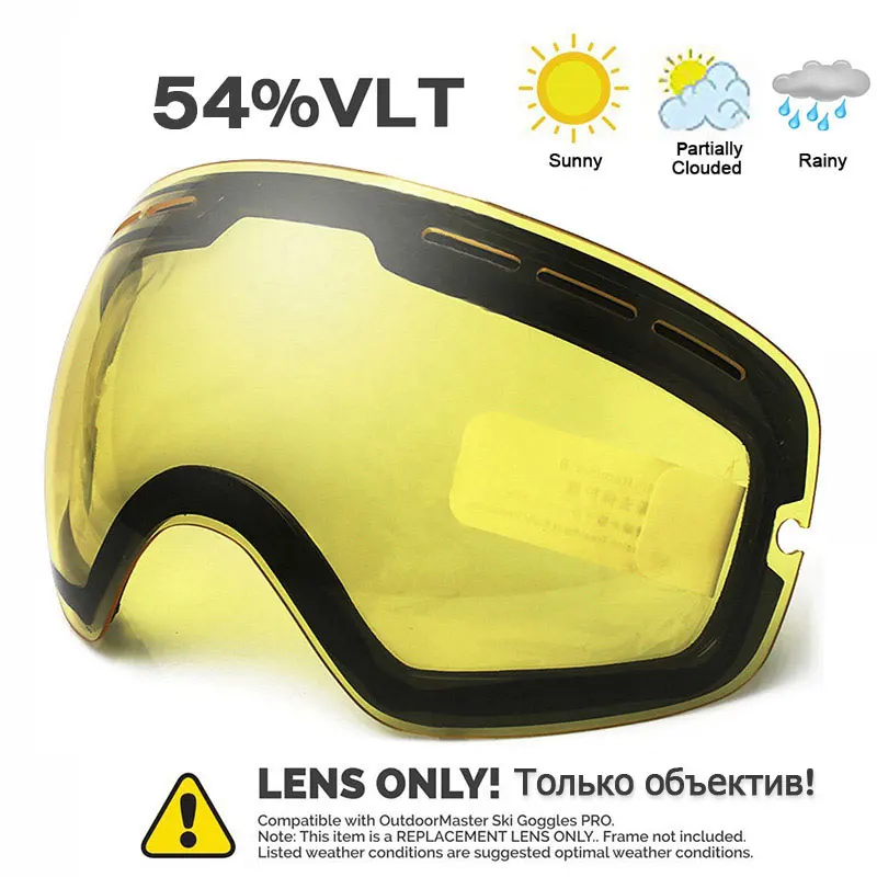 Ski Goggles Winter Snow Sports with Anti-fog for Men Women Youth Skiing Skating mask ONLY LENS Ski Goggles Winter Snow Sports with Anti-fog for Men Women Youth Skiing Skating mask ONLY LENS