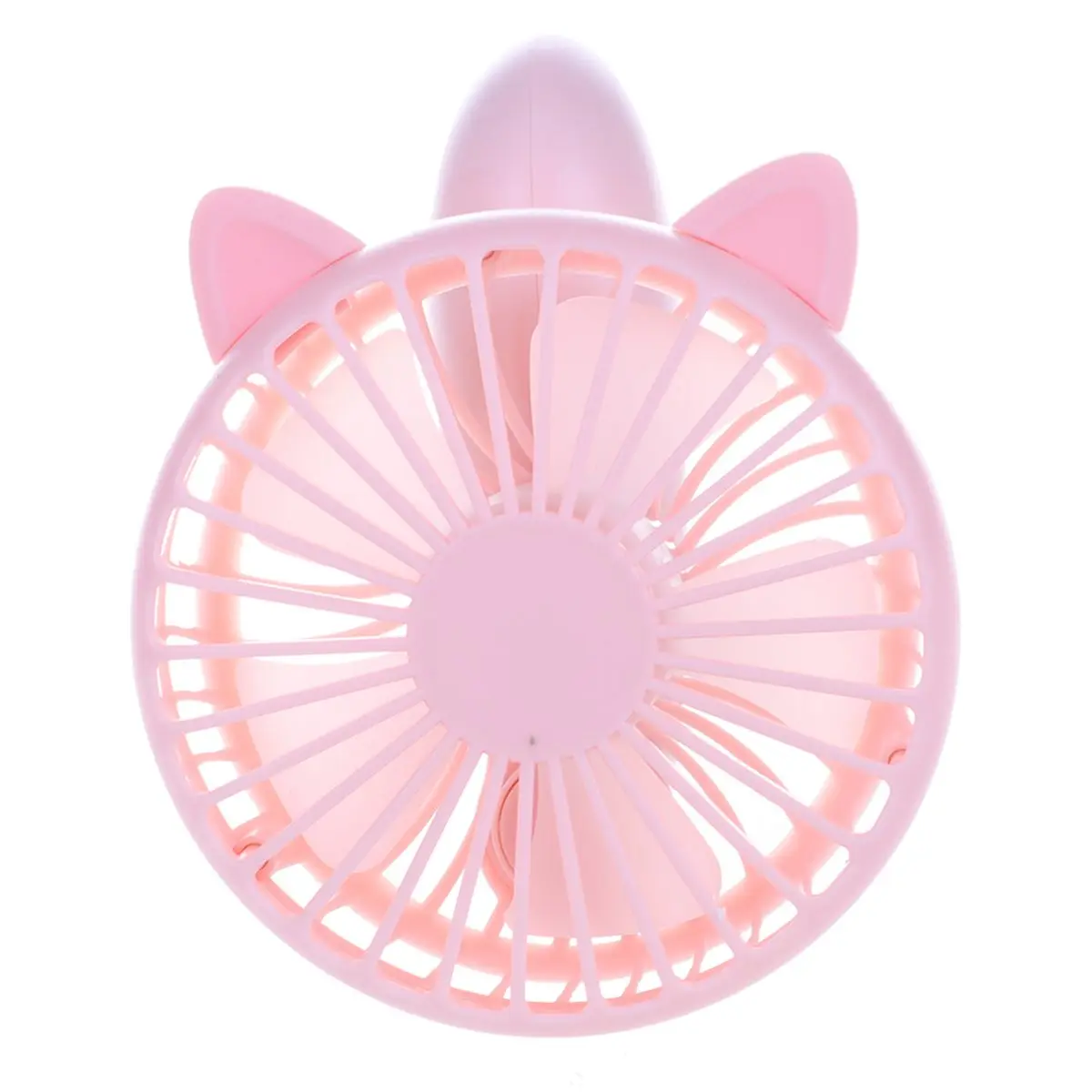 

Mini Handheld Personal Fan, Built-in 1200mAh Rechargeable Battery Powered with 3 Speed, Adjustable Table USB Fans, Portable Tr