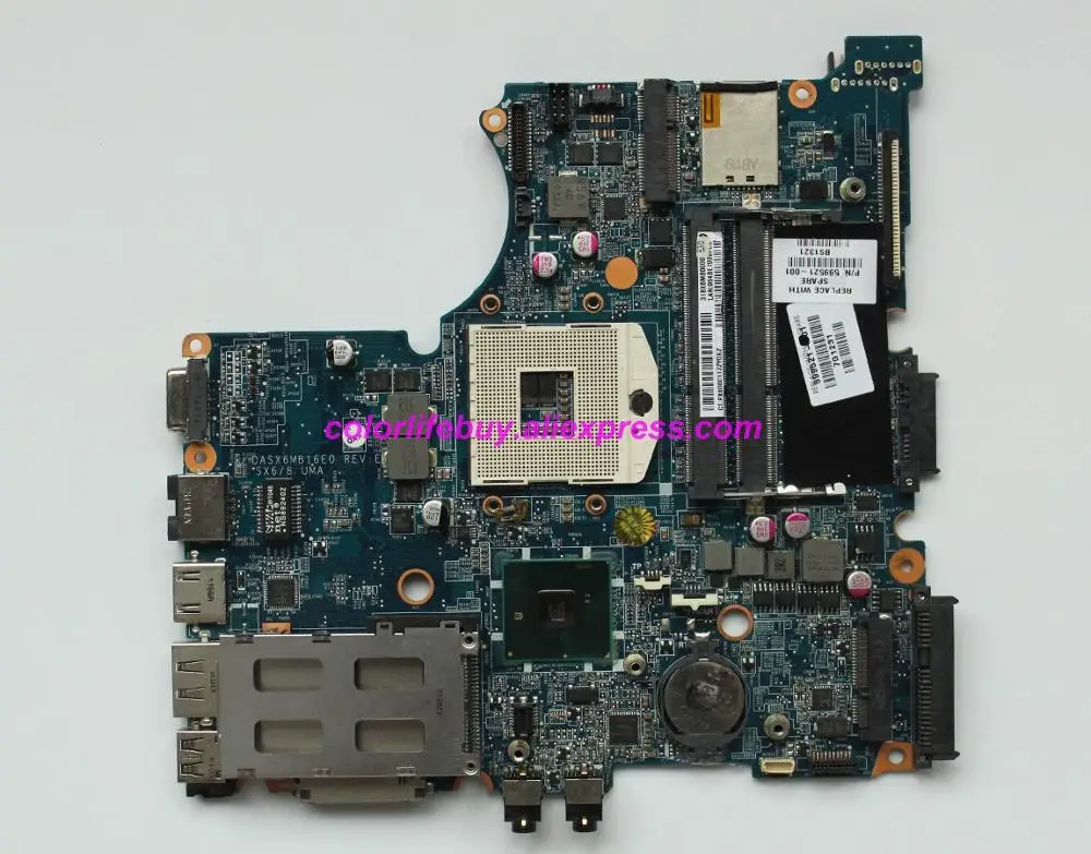 

Genuine 599521-001 DASX6MB16E0 UMA DDR3 Laptop Motherboard Mainboard for HP 4320s Series NoteBook PC