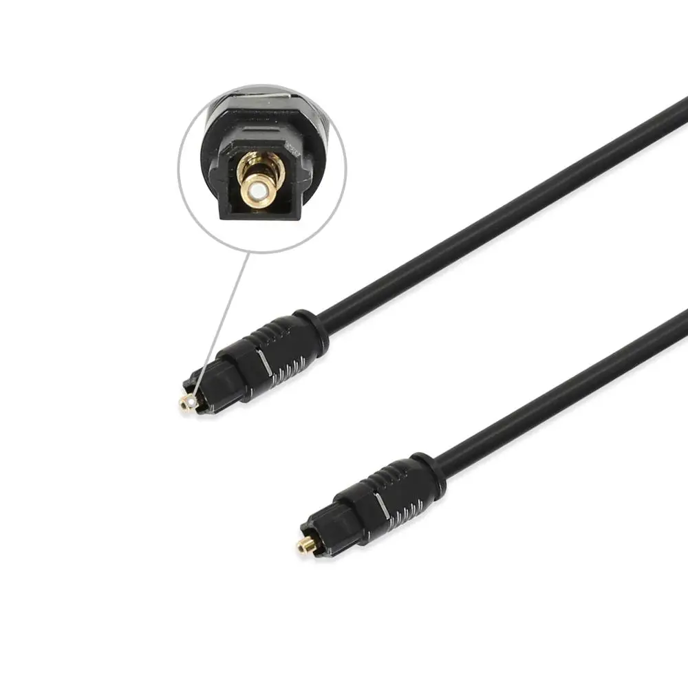 Электрический цифровой оптический аудио кабель Toslink 1 8 м SPDIF коаксиальный для