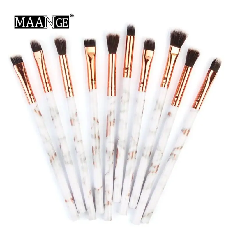 

10pcs Marble Pattern Makeup Brush Concealer Foundation Cosmetic Eyebrow Eyeshadow Brush Make Up Brush Set Tools Pencil Maquiagem