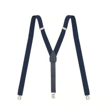 130 см удлиненные подтяжки мужские высокие 2,5 см широкие Y-Back клип-на подтяжки Мужская повседневная одежда
