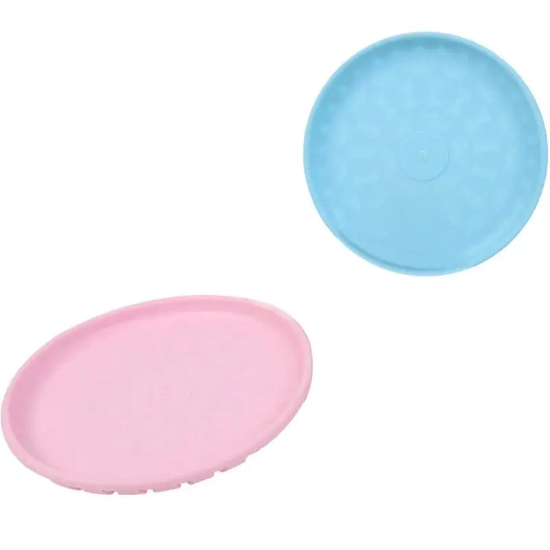 TPR ثنائي استخدام تحلق القرص تغذية التدريب دمية مطاطية للكلب الماسك الحيوانات الأليفة لعبة مع الأخدود عدم الانزلاق دغة مقاومة القرص