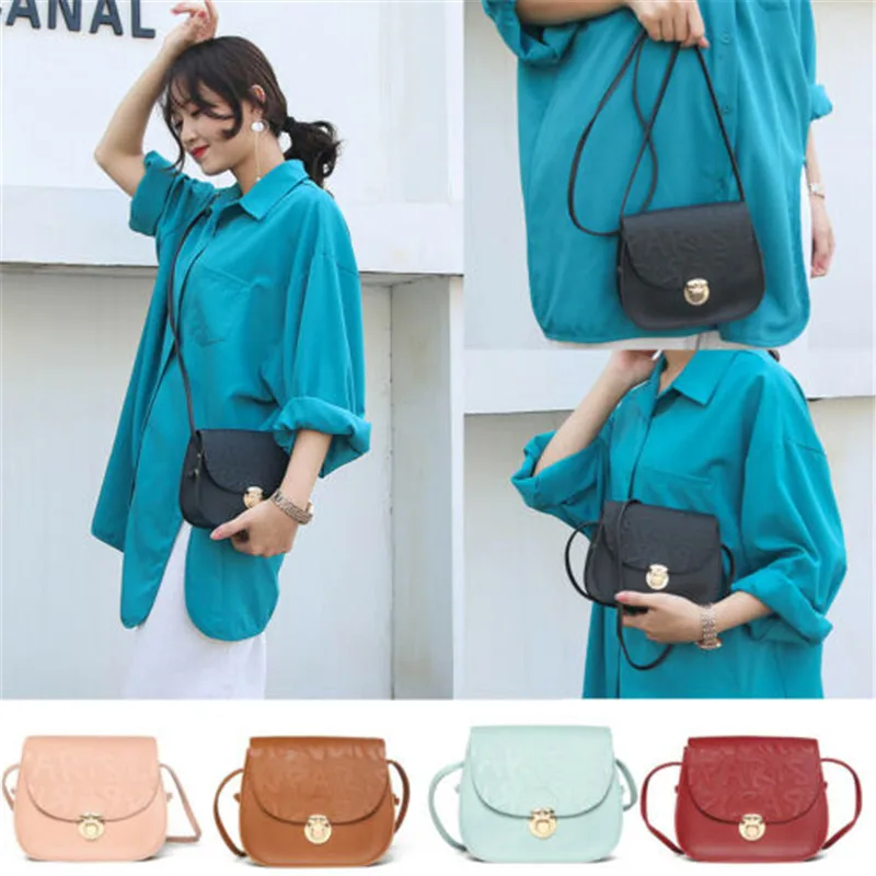 

Women Fashion Small Shoulder Bag Ladies Lock Crossbody Bag Evening Handbag Black